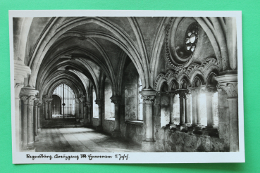AK Regensburg / 1940er Jahre / St. Emmeram Kreuzgang 11. Jahrhundert